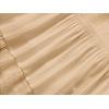 imageNASHALYLY Womens Chiffon Elastic High Waist Pleated ALine Flared Maxi SkirtsApricot