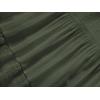 imageNASHALYLY Womens Chiffon Elastic High Waist Pleated ALine Flared Maxi SkirtsBlackish Green