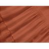 imageNASHALYLY Womens Chiffon Elastic High Waist Pleated ALine Flared Maxi SkirtsCoffee2
