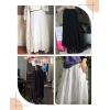imageNASHALYLY Womens Chiffon Elastic High Waist Pleated ALine Flared Maxi SkirtsCoffee2