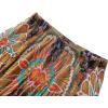 imageNASHALYLY Womens Chiffon Elastic High Waist Pleated ALine Flared Maxi SkirtsFlower205