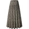 imageNASHALYLY Womens Chiffon Elastic High Waist Pleated ALine Flared Maxi SkirtsFlower86
