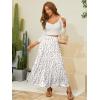 imageNASHALYLY Womens Chiffon Elastic High Waist Pleated ALine Flared Maxi SkirtsShiny Floral
