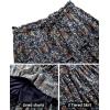 imageNASHALYLY Womens Summer Boho Floral Print Mini Skirt High Waist Drawstring Tiered SkirtsBlue Boho Floral