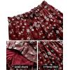 imageNASHALYLY Womens Summer Boho Floral Print Mini Skirt High Waist Drawstring Tiered SkirtsFloral100