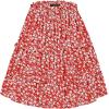 imageNASHALYLY Womens Summer Boho Floral Print Mini Skirt High Waist Drawstring Tiered SkirtsRed Floral a