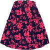 imageNASHALYLY Womens Summer Boho Floral Print Mini Skirt High Waist Drawstring Tiered SkirtsSapphire Blue