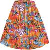 imageNASHALYLY Womens Summer Boho Floral Print Mini Skirt High Waist Drawstring Tiered SkirtsYellow Blossom