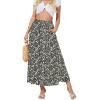 Blcak White Floral