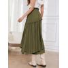 imageNASHALYLY Maxi Skirts for Women High Waist Elastic Renaissance Tiered Long Skirt 2024