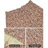 imageNASHALYLY Womens Summer Boho Floral Print Mini Skirt High Waist Drawstring Tiered SkirtsBeige Coffee