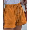 image:imageNASHALYLY Womens Shorts Casual Summer Drawstring Elastic Waist Comfy Soft Multiple Pocketed Athletic Lounge Short for WomenL Brown