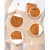 image:imageNASHALYLY Womens Shorts Casual Summer Drawstring Elastic Waist Comfy Soft Multiple Pocketed Athletic Lounge Short for WomenL Brown