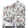 image:imageNASHALYLY Womens Summer Boho Floral Print Mini Skirt High Waist Drawstring Tiered SkirtsWhite Yellow Floral