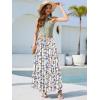 image:imageNASHALYLY Womens High Waisted Floral Maxi Skirt Flowy Boho A Line Tiered Chiffon Long SkirtSunny Blossom