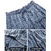 image:imageNASHALYLY Womens Summer Boho Floral Print Mini Skirt High Waist Drawstring Tiered SkirtsBlue White Florala