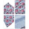 image:imageNASHALYLY Womens Chiffon Elastic High Waist Pleated ALine Flared Maxi SkirtsBlue Pink Rose