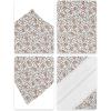 image:imageNASHALYLY Womens Chiffon Elastic High Waist Pleated ALine Flared Maxi SkirtsWhite Red Floral