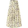 Beige Purple Floral
