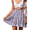 image:imageNASHALYLY Summer Mini Skirts for Women Casual Boho Floral High Waist Tiered SkirtsFlower38